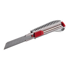 Ніж сегментний, 18 мм, металева напрямна, протиковзний корпус