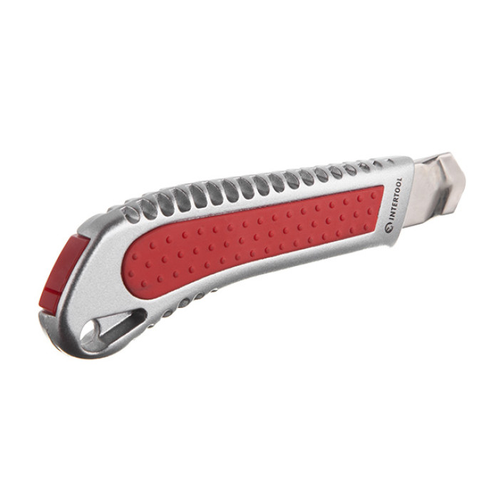 Ніж сегментний, 18 мм, металева напрямна, протиковзний корпус