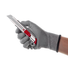 Ніж сегментний, 18 мм, металева напрямна, протиковзний корпус