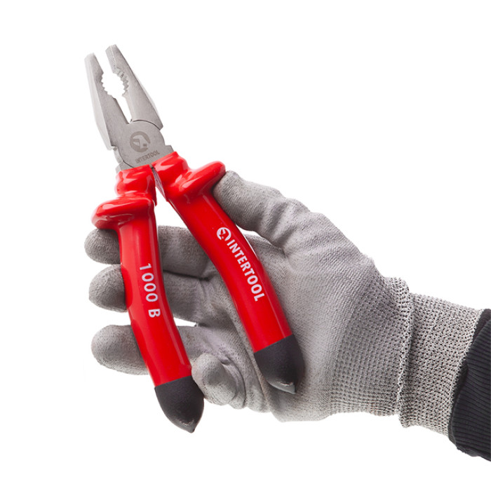 Плоскогубці 200 мм, діелектричні, 1000 В, CrV 6150