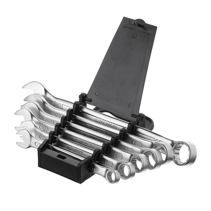 Набір ключів комбінованих, 6 шт., 8-17 мм, Cr-V, DIN3113, STORM