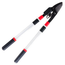 Сучкоріз садовий для обрізки гілок, 700-1030 мм, храповий механізм, телескопічні ручки