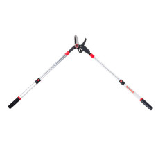 Сучкоріз садовий для обрізки гілок, 700-1030 мм, храповий механізм, телескопічні ручки