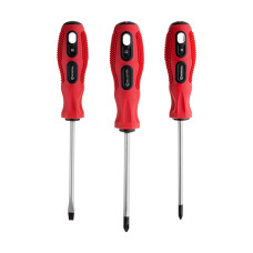 Набір викруток, 3 од. (SL5,PH1,PH2), 100 мм, Cr-V