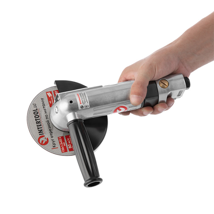 Шліфмашина кутова пневматична, 115 мм, до 6 атм, 11000 об/хв, 140 л/хв