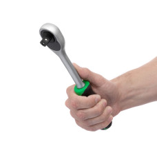 Набір інструментів, 1/2" + 1/4", 77 од., головки: 4-32 мм, біти 22 од., ключі: 7-19 мм, кейс