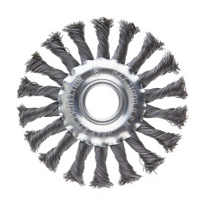 Щітка кільцева, 115×22,2 мм, пучки крученого дроту, 11000 об/хв