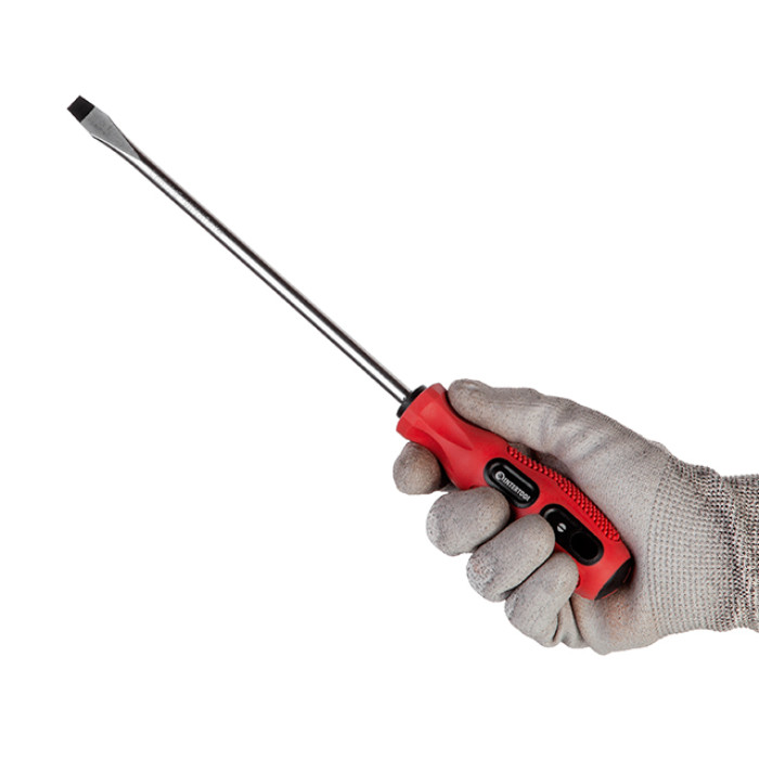 Викрутка шлицьова, SL8×200 мм, Cr-V