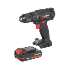 Дриль-шурупокрут акумуляторний 20 В, 35 Nm, 0-450/0-1500 об/хв, 2-13 мм, Li-ion, 2,0 Ач, ЗП 2 A, кейс