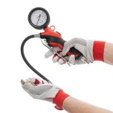 Пістолет для підкачування шин із манометром професійний