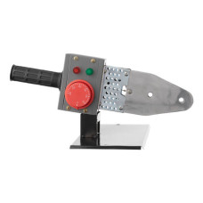 Паяльник для пластикових труб, 0,85 кВт, 0-300°C, насадки 20, 25, 32, 40, 50, 63 мм, металевий кейс