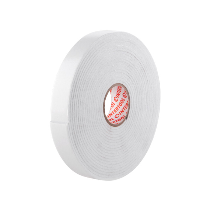 Скотч двосторонній, 5 м, 19 мм, на спіненої основі