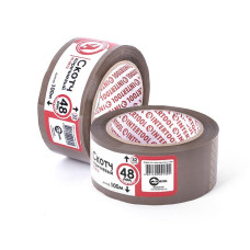Скотч коричневий, 100 м × 48 мм, 44 мкм