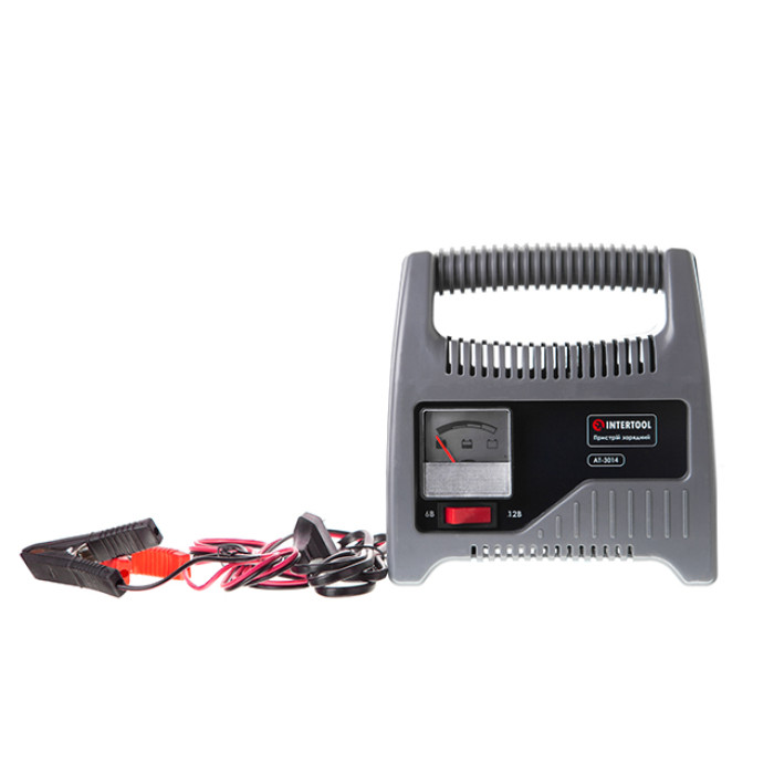 Пристрій зарядний для акумуляторів 6/12 В, 70 Вт, 10-60 Ач, стрілочний індикатор, з трансформатором