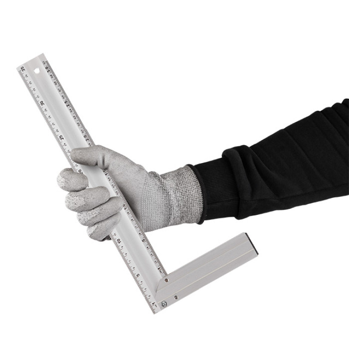 Косинець будівельний алюмінієвий, 350 мм