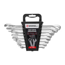 Набір ключів комбінованих, 8 шт.,6-19 мм, Сr-V, DIN3113, STORM