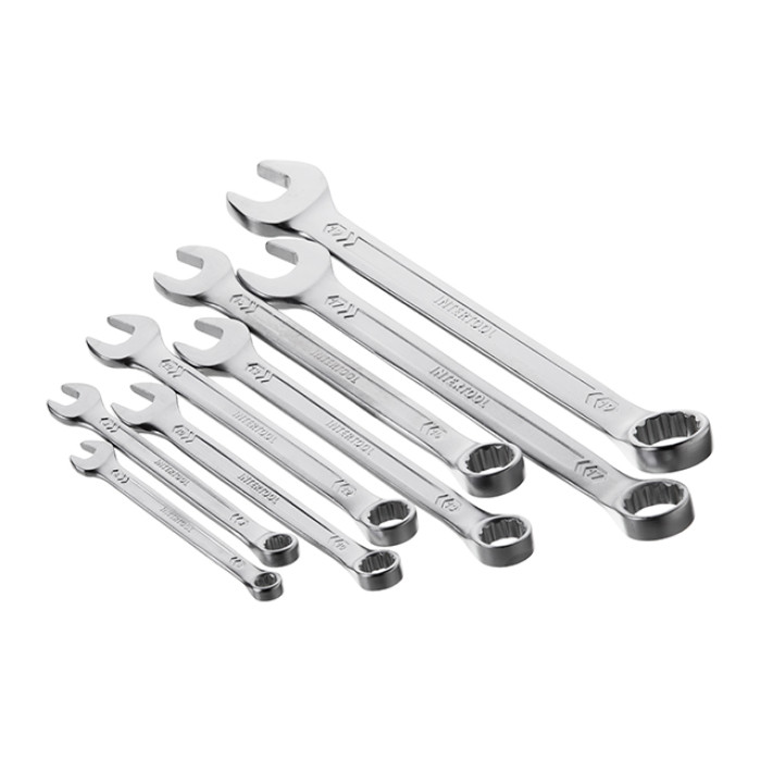 Набір ключів комбінованих, 8 шт.,6-19 мм, Сr-V, DIN3113, STORM