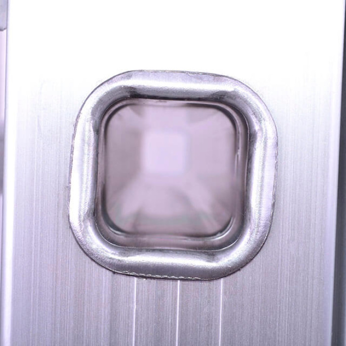 Драбина алюмінієва багатофункціональна трансформер, 4×3 сходинки, 3,50 м, 150 кг