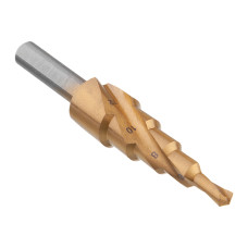 Свердло ступінчасте по металу, спіральне, 4-12 мм