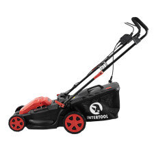 Газонокосарка електрична 1,8 кВт, 230 В~50 Гц, 3200 об/хв, ширина захвату 400 мм, висота зрізу 25-75 мм, контейнер 40 л, STORM