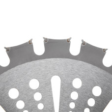 Ніж для мотокоси/тримера з твердосплавними напайками ø255x25.4x1.35 мм 40T, HRC 82-86, двосторонній