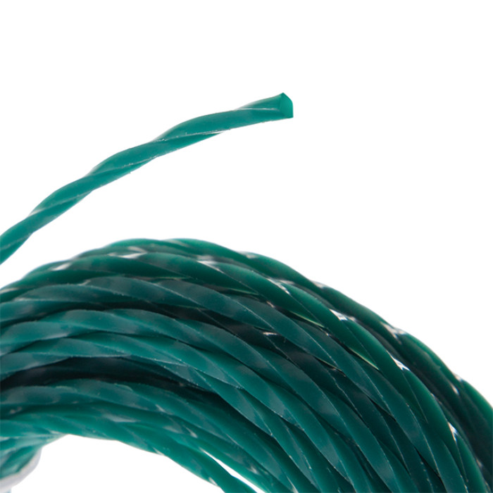 Лiска для тримера "квадрат" кручена, 2.7 мм x 15 м