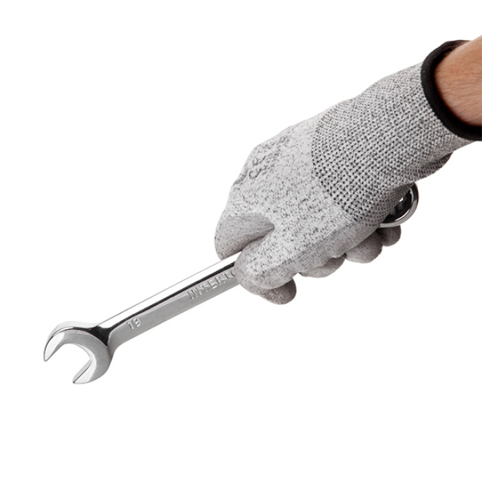 Набір ключів комбінованих, з тріскачкою, 8 шт., 8-19 мм, Cr-V, професійний, DIN3113