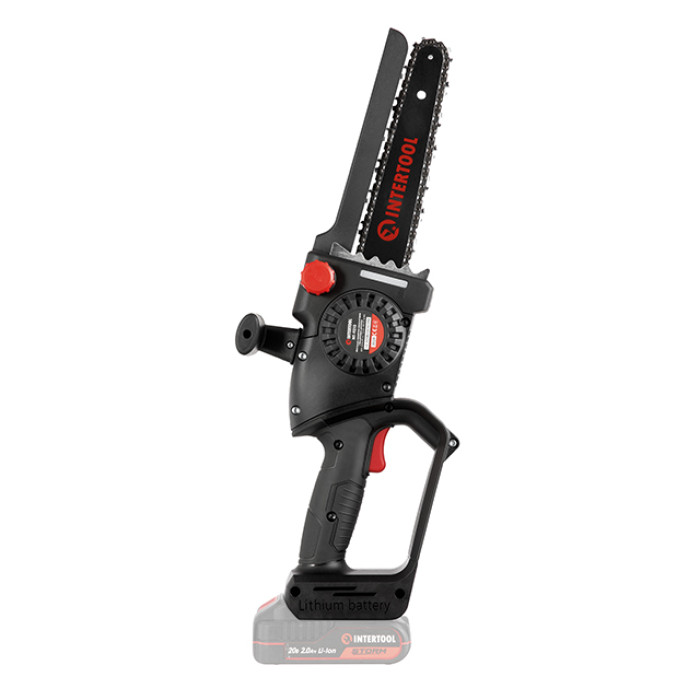 Міні-пилка ланцюгова акумуляторна безщіткова 20 В, шина 20 см, 7,5 м/с, без ЗП та АКБ, STORM