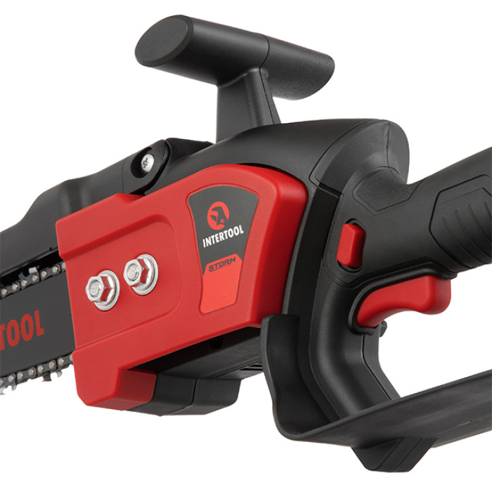 Міні-пилка ланцюгова акумуляторна безщіткова 20 В, шина 20 см, 7,5 м/с, без ЗП та АКБ, STORM