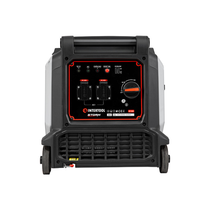 Генератор бензиновий інверторний 3,0/3,3 кВт, 230 В, бак 11 л, ручний старт, мідна обмотка, STORM