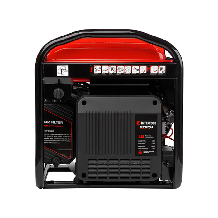 Генератор бензиновий інверторний 4,5/5,0 кВт, 230 В, бак 12 л, електро/ручний старт, мідна обмотка, STORM