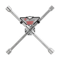 Ключ балонний хрестовий, укріплений, 406×16 мм, 17×19×21×22 мм