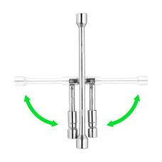 Ключ балонний розкладний, 17×19×21×23 мм