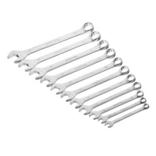 Набір ключів комбінованих, 11 шт., 7-19 мм, Cr-V