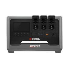 Станція зарядна портативна 2.4 кВт, 2048 Втг, LiFeP04, бездротова зарядка, знімний повербанк, STORM