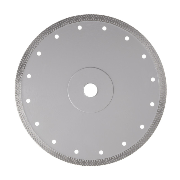 Диск відрізний алмазний, з суцільною кромкою, по керамограніту, 230 мм, 36%, 6600 об/хв