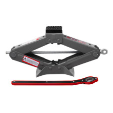 Домкрат механічний ромбоподібний, 2 т, з тріскачкою, гумовий упор, 110-400 мм