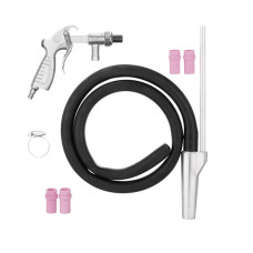 Пістолет піскострумінний із шлангом, пневматичний, форсунки: металева - 6 мм; керамічні - 4,5, 5, 6, 7 мм