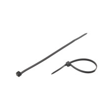 Хомут пластиковий, 2,5×100 мм, 100 шт/упак, чорний