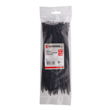 Хомут пластиковий, 3,6×200 мм, 100 шт/упак, чорний