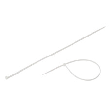 Хомут пластиковий, 3,6×300 мм, 100 шт/упак, білий