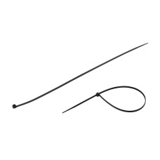 Хомут пластиковий, 3,6×300 мм, 100 шт/упак, чорний
