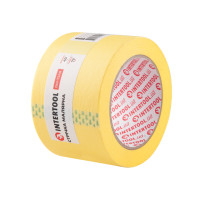 Стрічка малярна 72мм, 40м, жовта