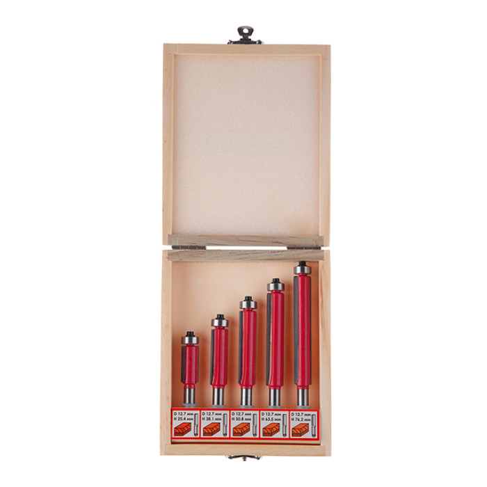 Набір фрез крайкових прямих, 5 шт.