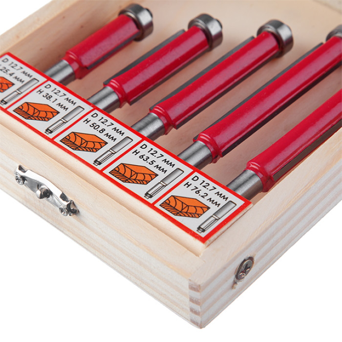 Набір фрез крайкових прямих, 5 шт.