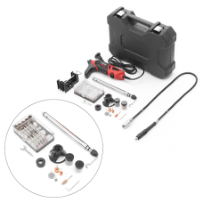 Шліфмашина пряма (гравер) 170 Вт, 8000-35000 об/хв, 120 од., кейс, стійка, гнучкий вал, насадка для фрезерування