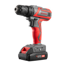 Дриль-шурупокрут акумуляторний 18 В, 30 Nm, 0-350/0-1300 об/хв., 0.8-10 мм, 1.5 Аг