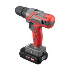 Дриль-шурупокрут акумуляторний 18 В, 30 Nm, 0-350/0-1300 об/хв., 0.8-10 мм, 1.5 Аг