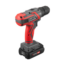 Дриль-шурупокрут акумуляторний 18 В, 30 Nm, 0-350/0-1300 об/хв., 0.8-10 мм, 1.5 Аг