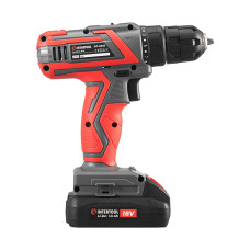 Дриль-шурупокрут акумуляторний 18 В, 30 Nm, 0-350/0-1300 об/хв., 0.8-10 мм, 1.5 Аг